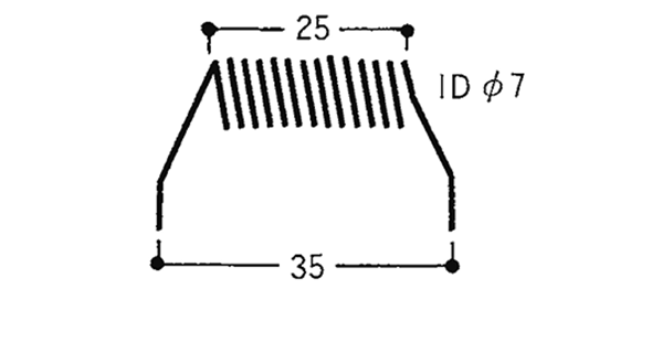 F-4：φ1.0 wire, strand of 3 wires