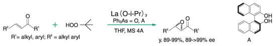 Epoxidation reaction of enone⁵,⁶