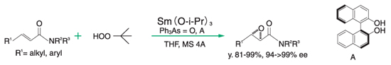 Epoxidation reaction of α.β-unsaturated amide⁸